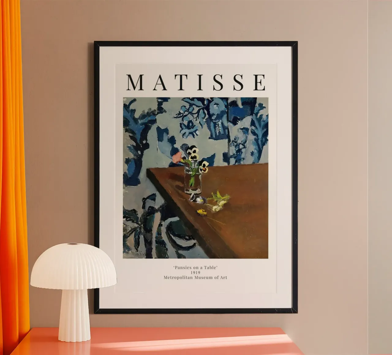 Henri Matisse - Mostra di viole su un tavolo carta hahnemühle da Perdana shop