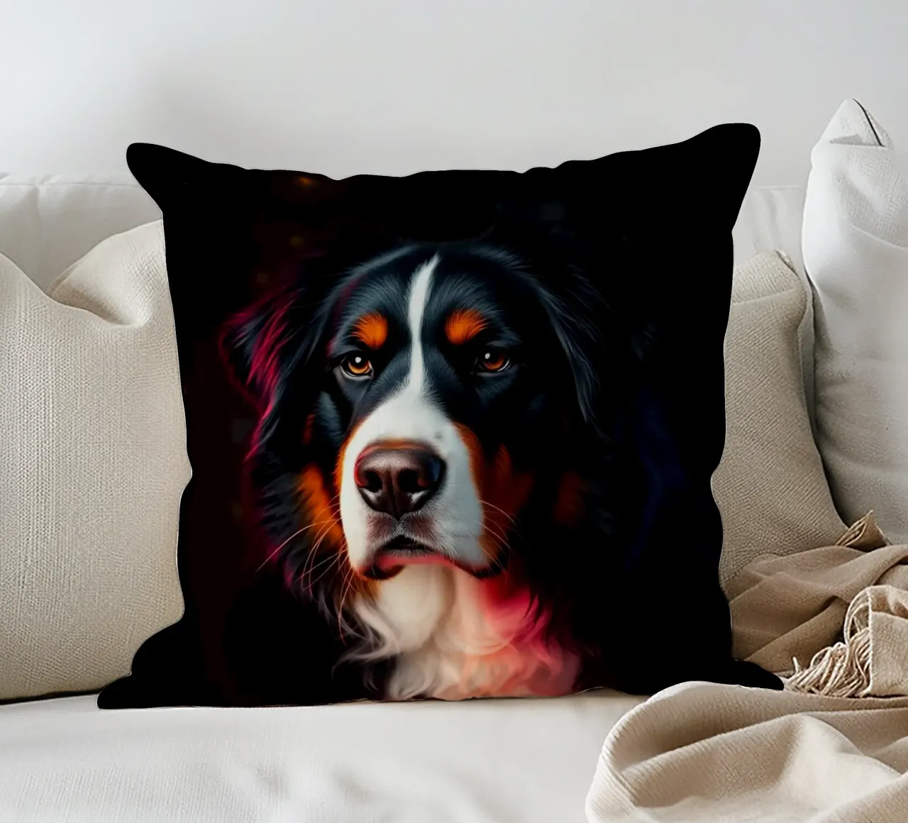 Bellissimo cane da montagna bernese #152 cuscino da Yumis.Beargang.and.Me