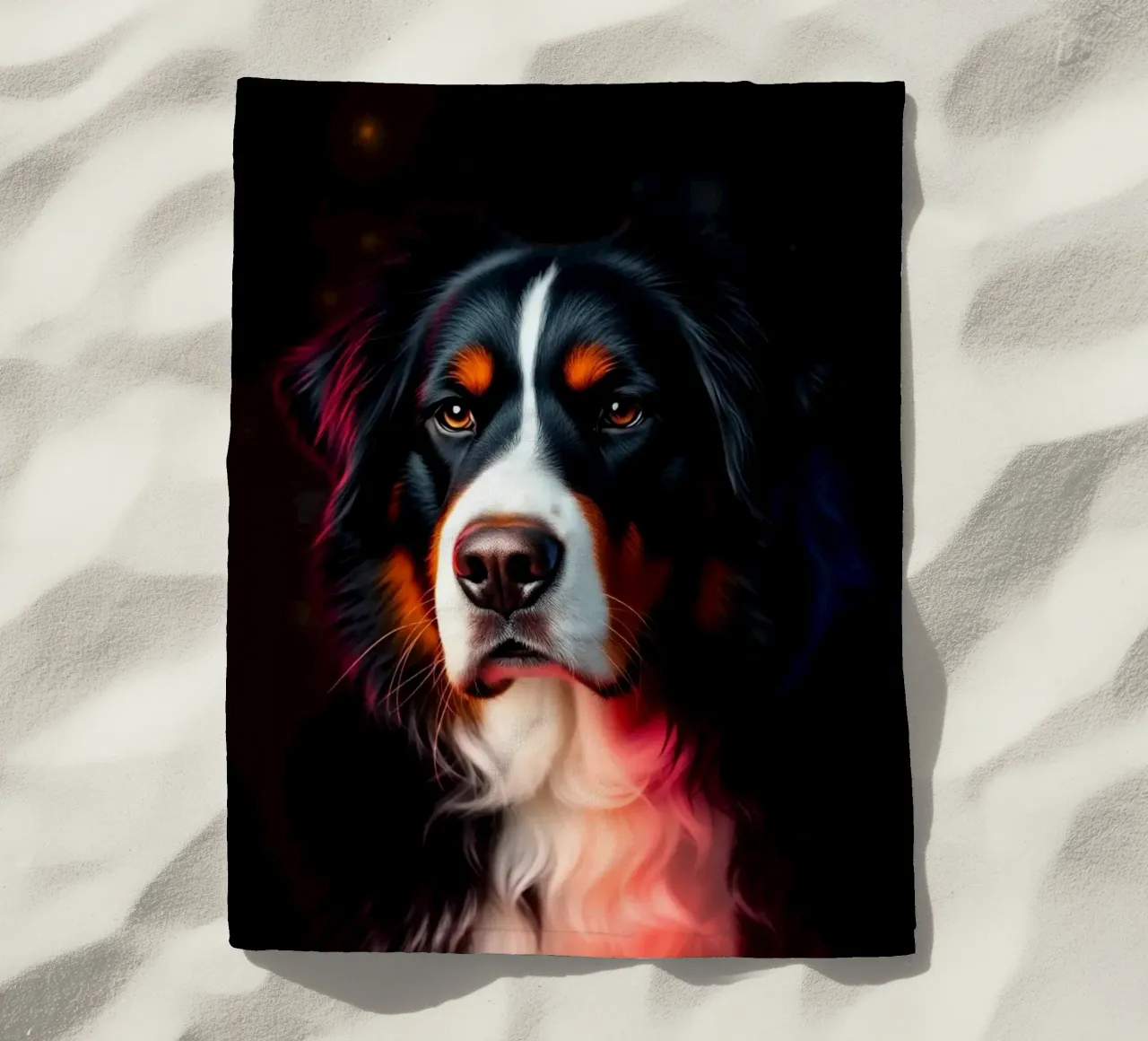 Bellissimo cane da montagna bernese #152 telo mare da Yumis.Beargang.and.Me
