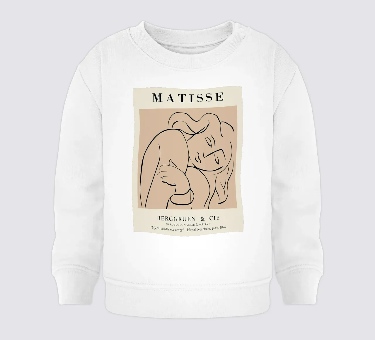 Henri Matisse - Pasiphaë - Disegno di sonno felpa neonato da Perdana shop