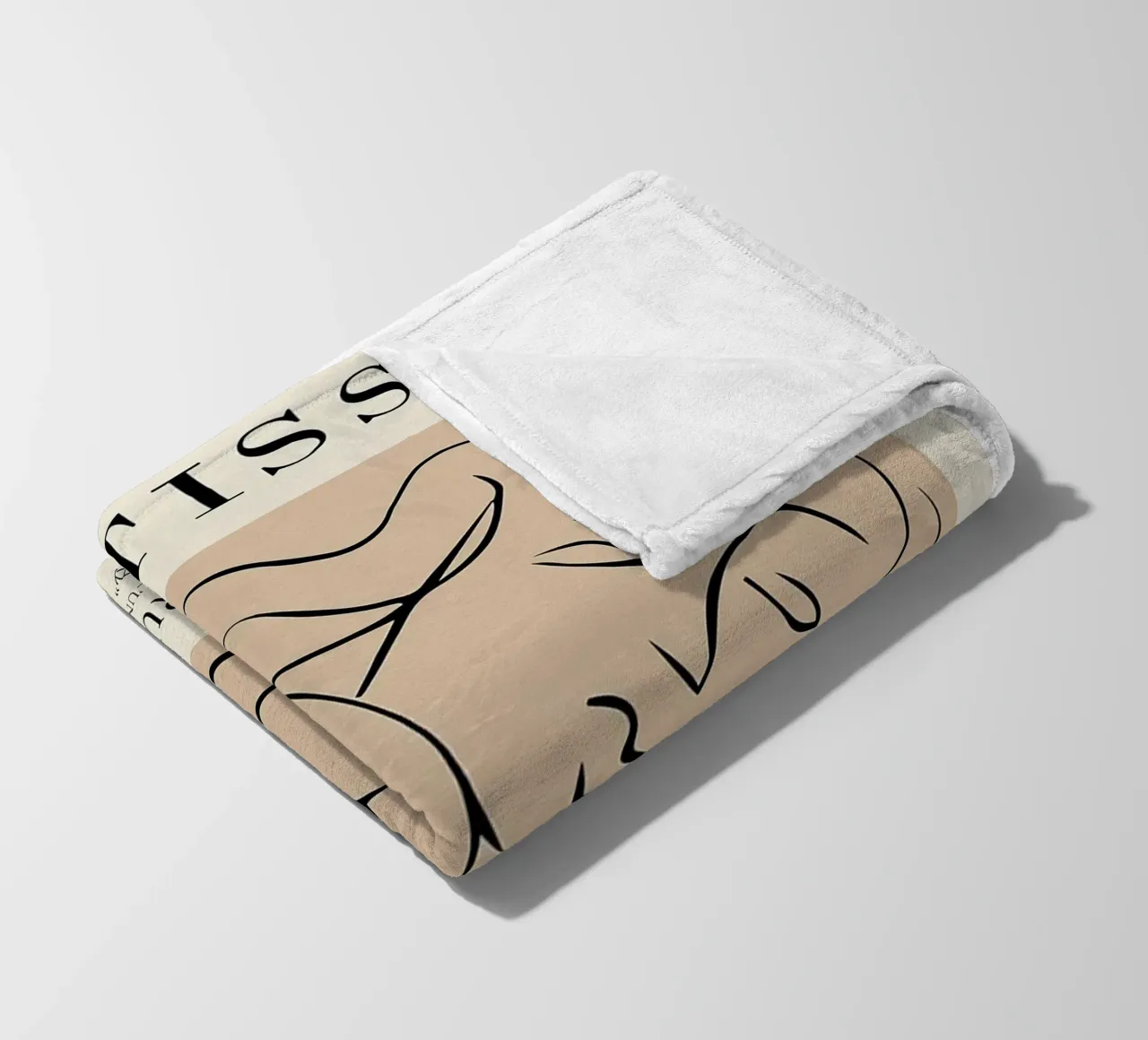 Henri Matisse - Pasiphaë - Drawing of Sleeping fleece blanket by Perdana shop
