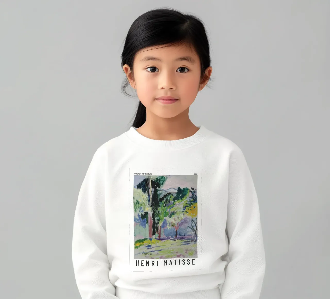 Henri Matisse - Paesaggio a Collioure felpa bambino da Perdana shop