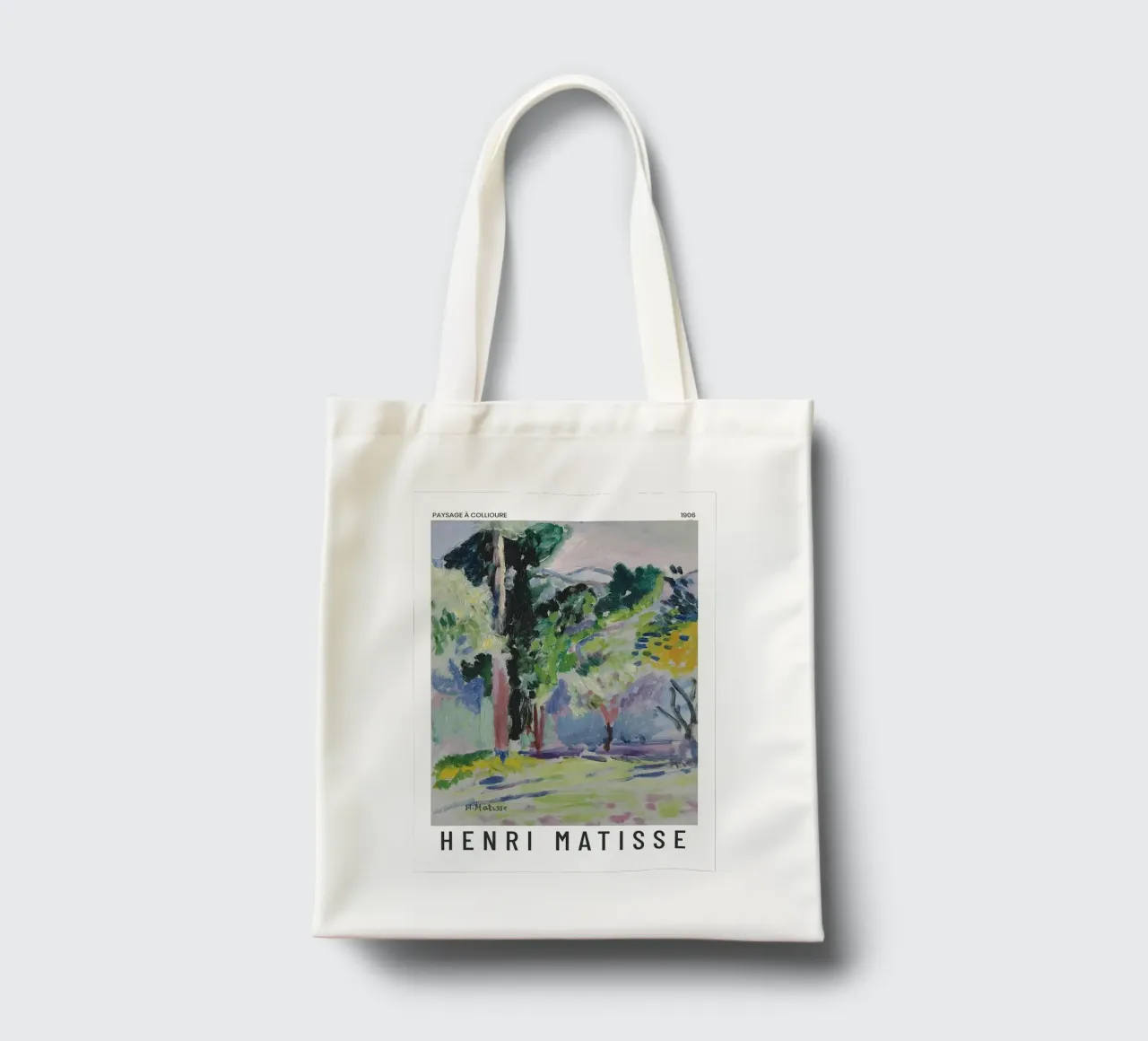 Henri Matisse - Paesaggio a Collioure borsa in juta da Perdana shop