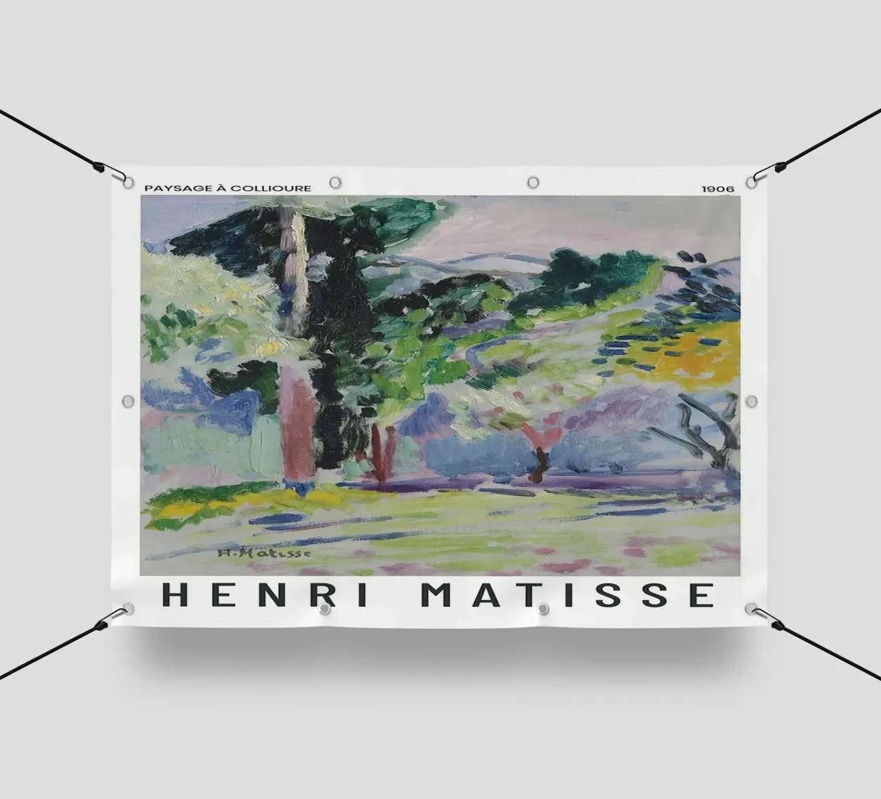 Henri Matisse - Landscape at Collioure pvc cover by Perdana shop