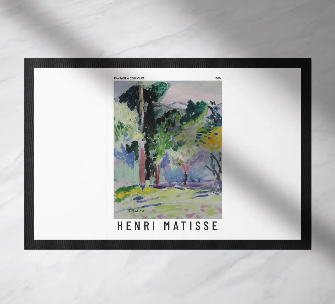 Henri Matisse - Paesaggio a Collioure zerbino da Perdana shop