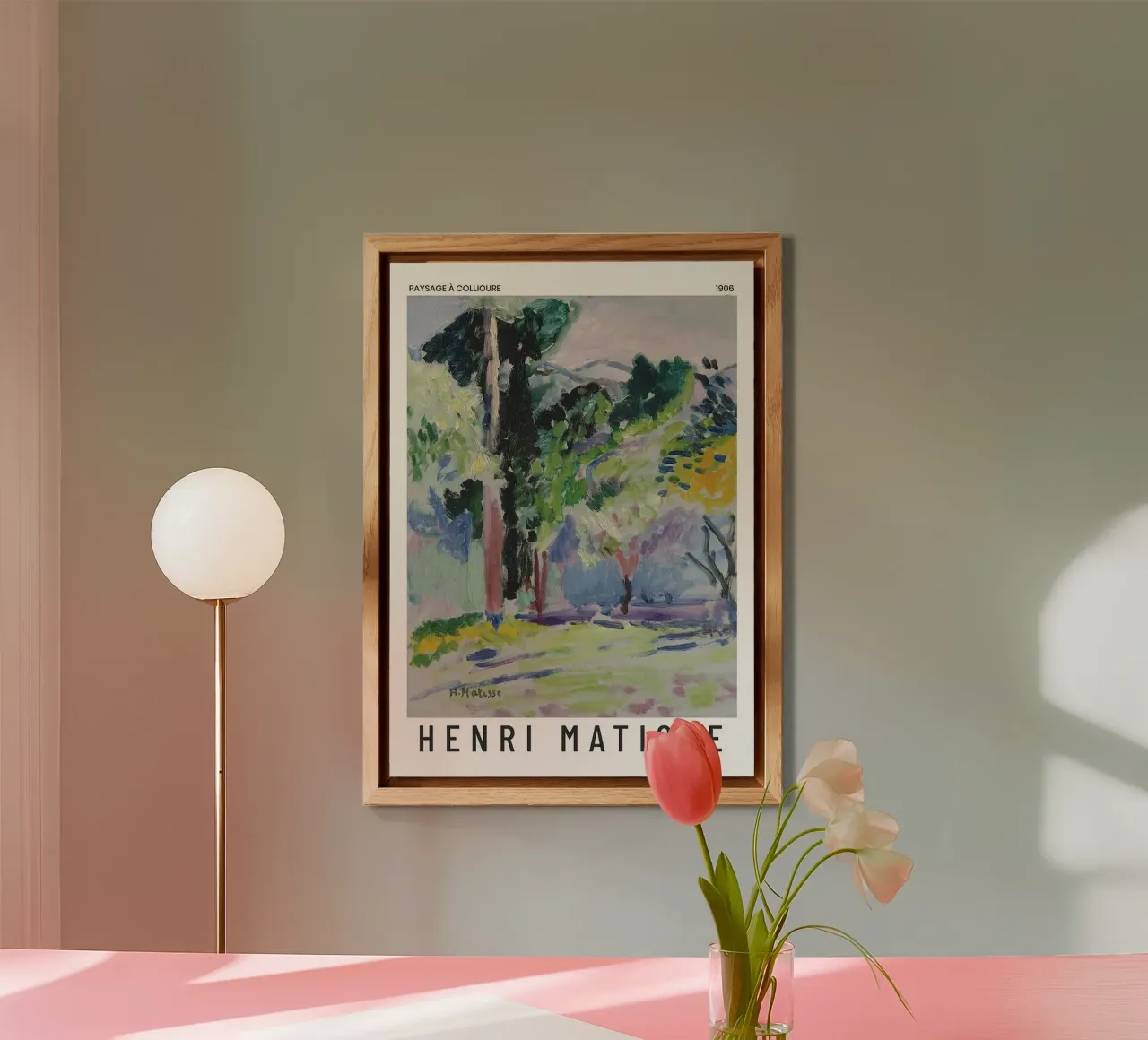 Henri Matisse - Landscape at Collioure alu-dibond by Perdana shop
