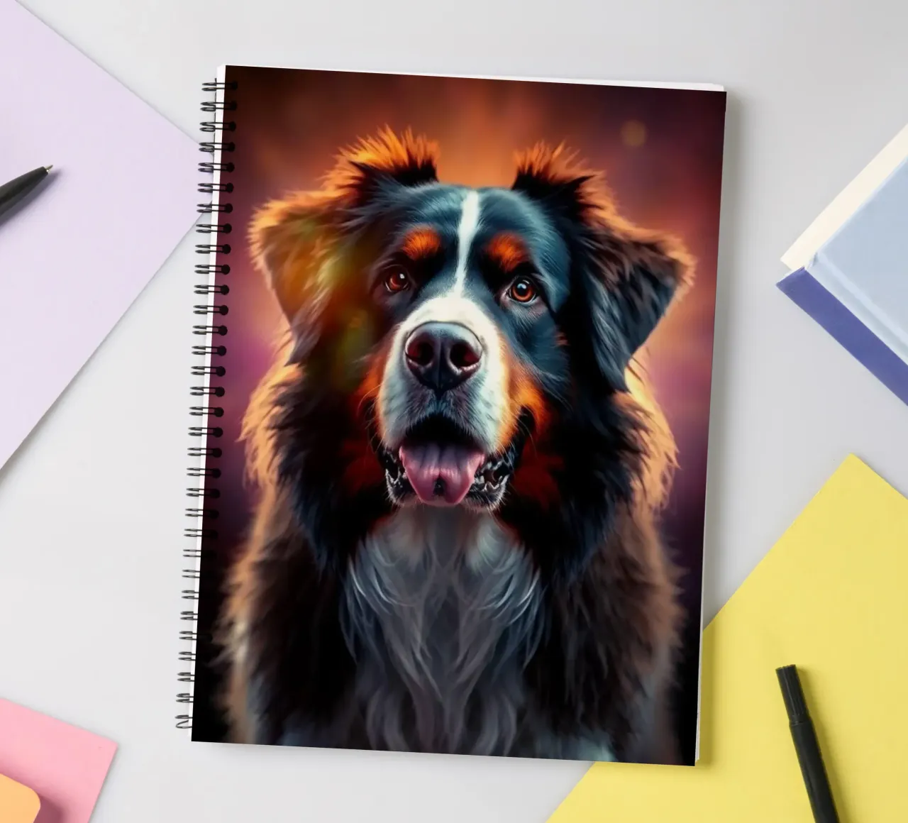 Bellissimo cane da montagna bernese #155 diario ad anelli da Yumis.Beargang.and.Me