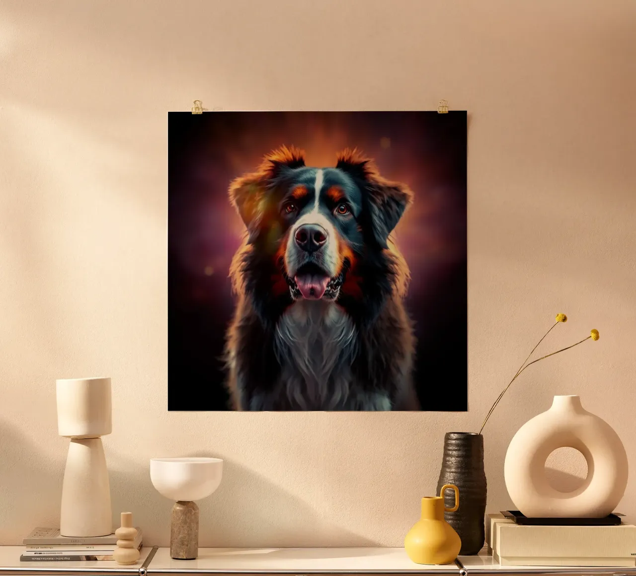 Bellissimo cane da montagna bernese #155 poster da Yumis.Beargang.and.Me