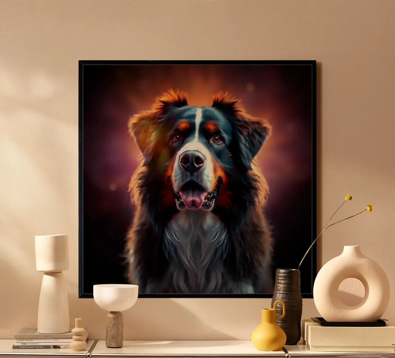 Bellissimo cane da montagna bernese #155 poster da Yumis.Beargang.and.Me
