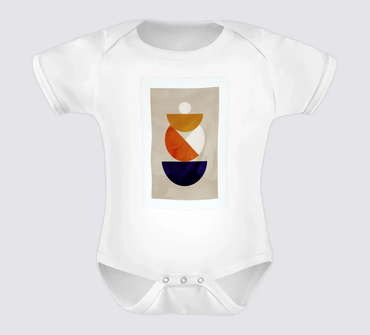 Nesting Colours body neonato maniche corte da Pure