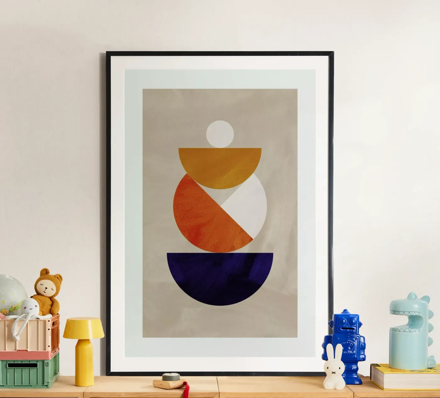 Nesting Colours poster van Pure
