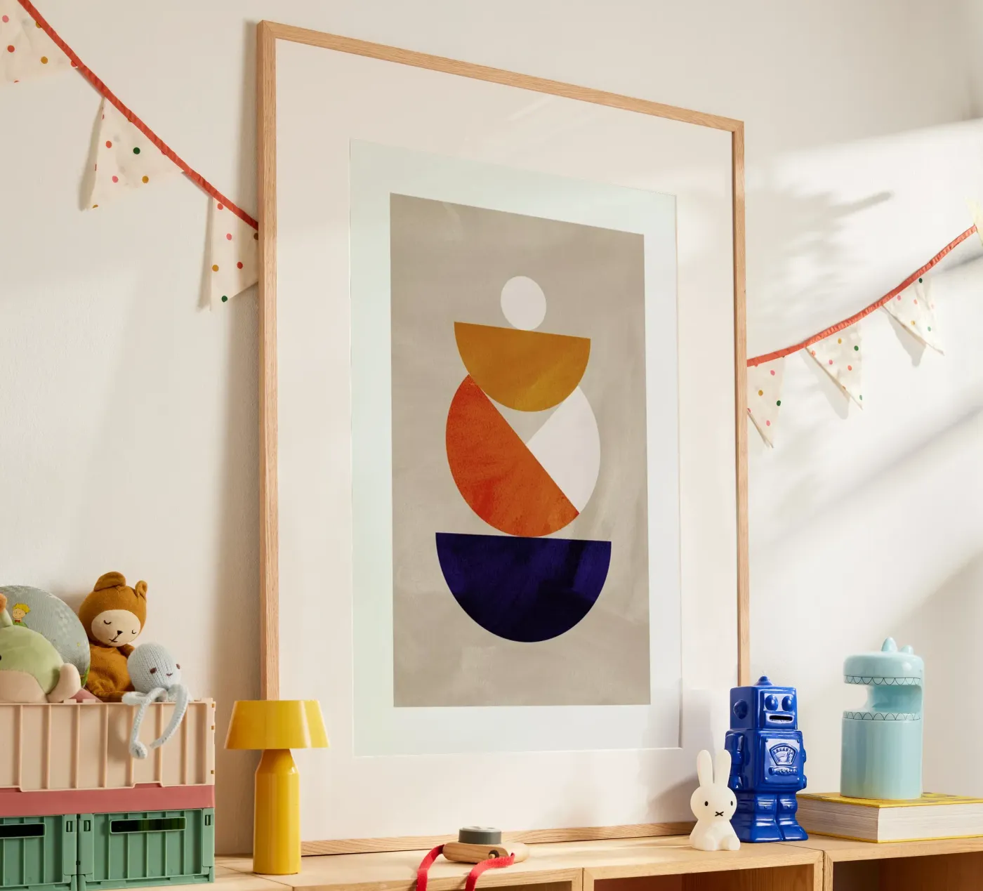 Nesting Colours poster van Pure