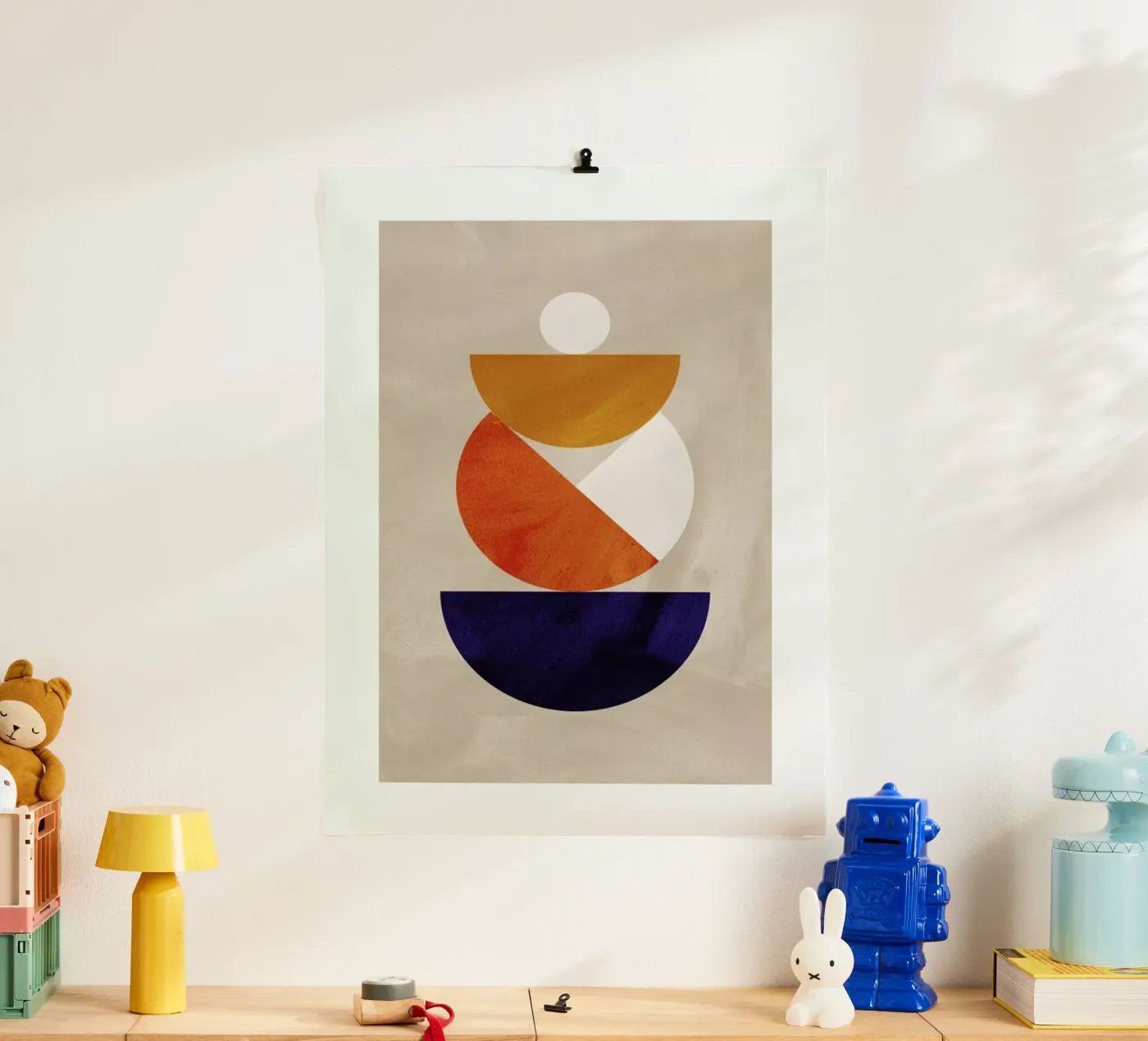Nesting Colours poster van Pure