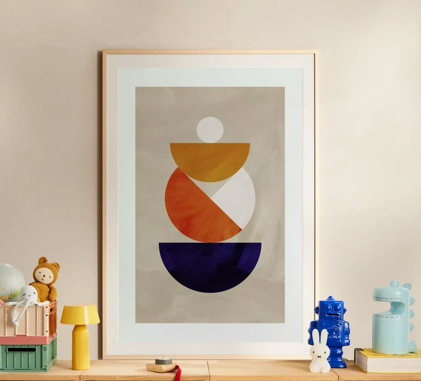 Nesting Colours poster van Pure