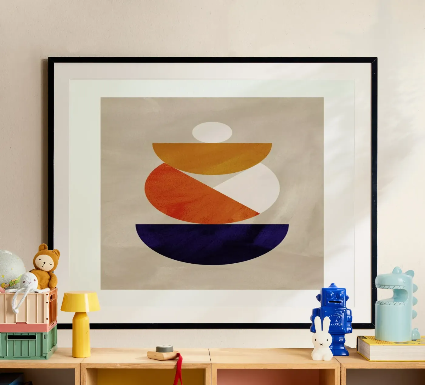 Nesting Colours poster van Pure