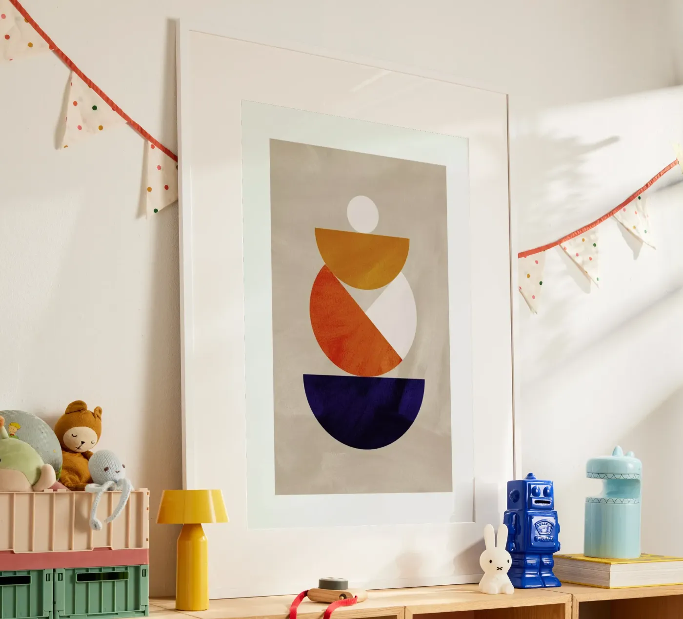 Nesting Colours poster van Pure
