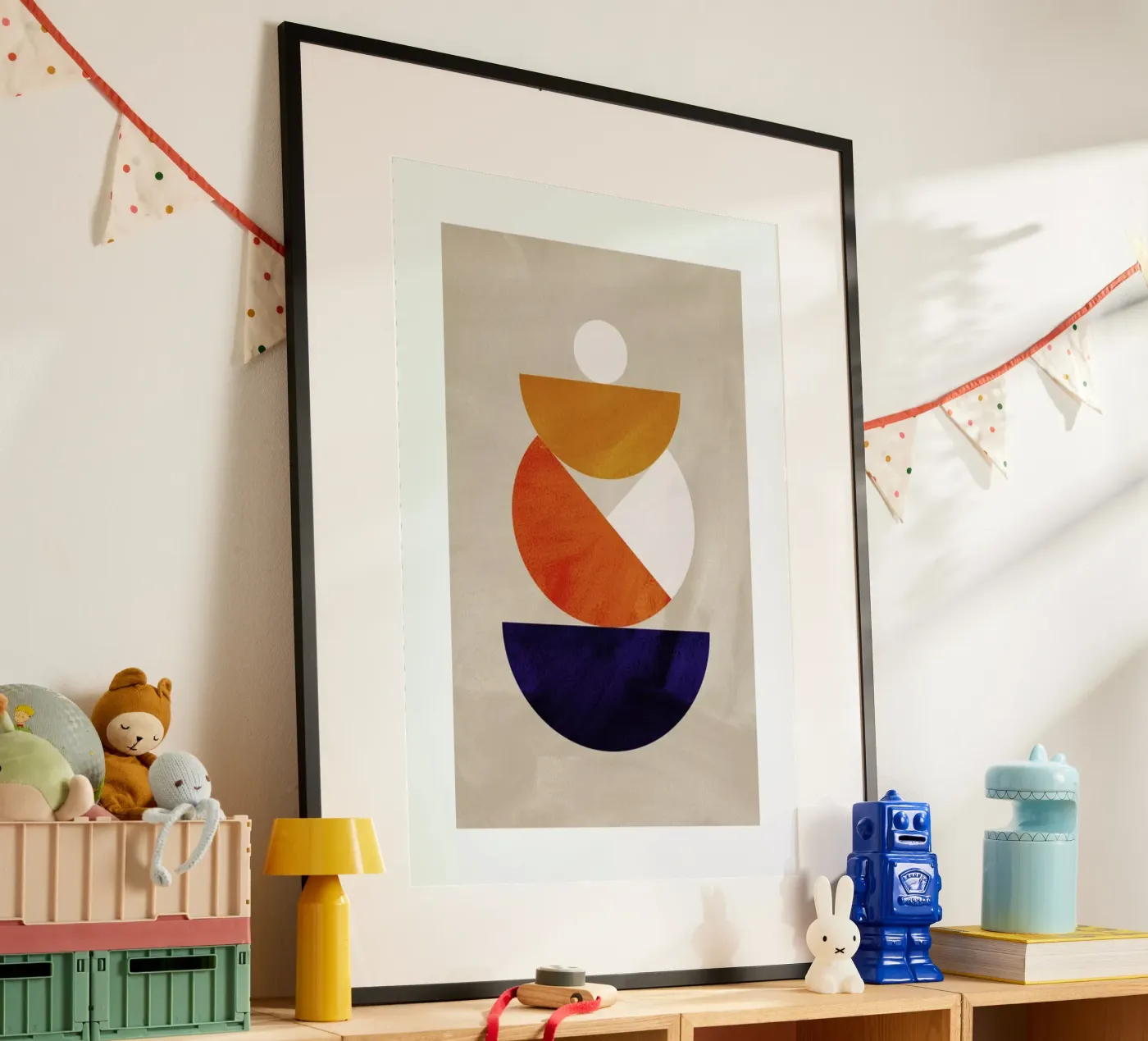 Nesting Colours poster van Pure