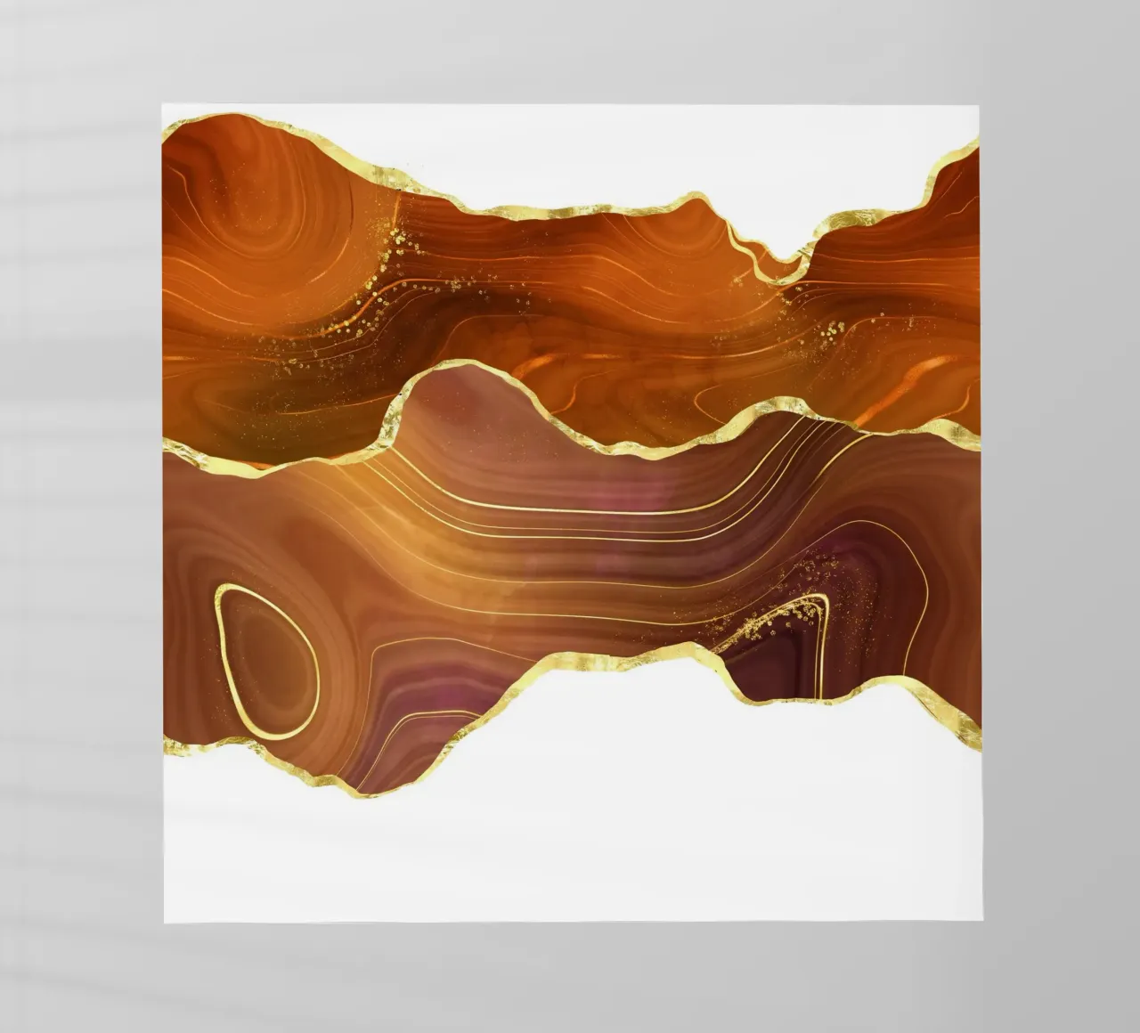 Arancione Oro Glitter Agata Texture 05 pellicola backlit da Gemstone Textures