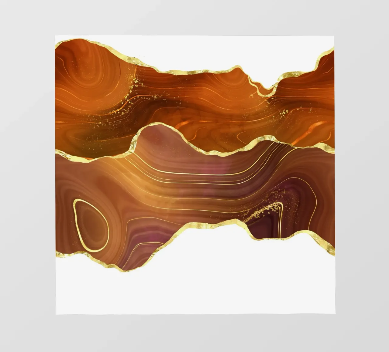 Arancione Oro Glitter Agata Texture 05 pellicola backlit da Gemstone Textures