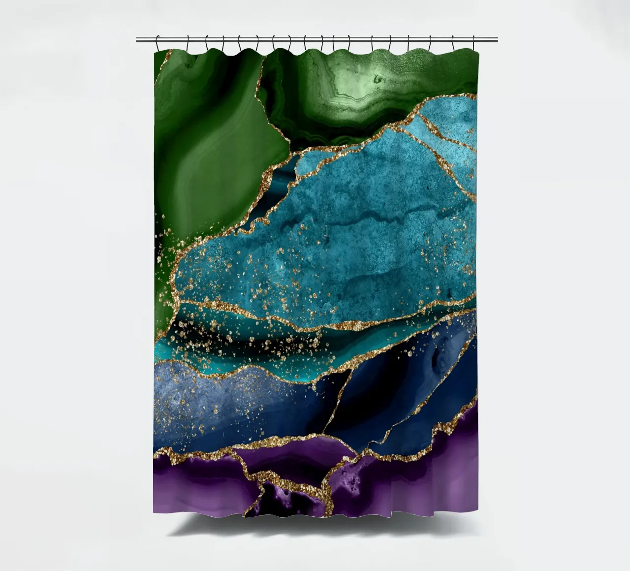 Agata pavone Texture 01 tenda da doccia da Gemstone Textures
