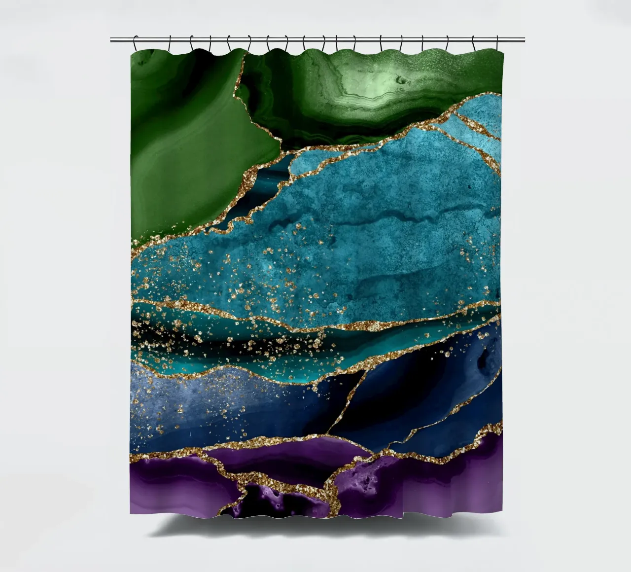 Agata pavone Texture 01 tenda da doccia da Gemstone Textures