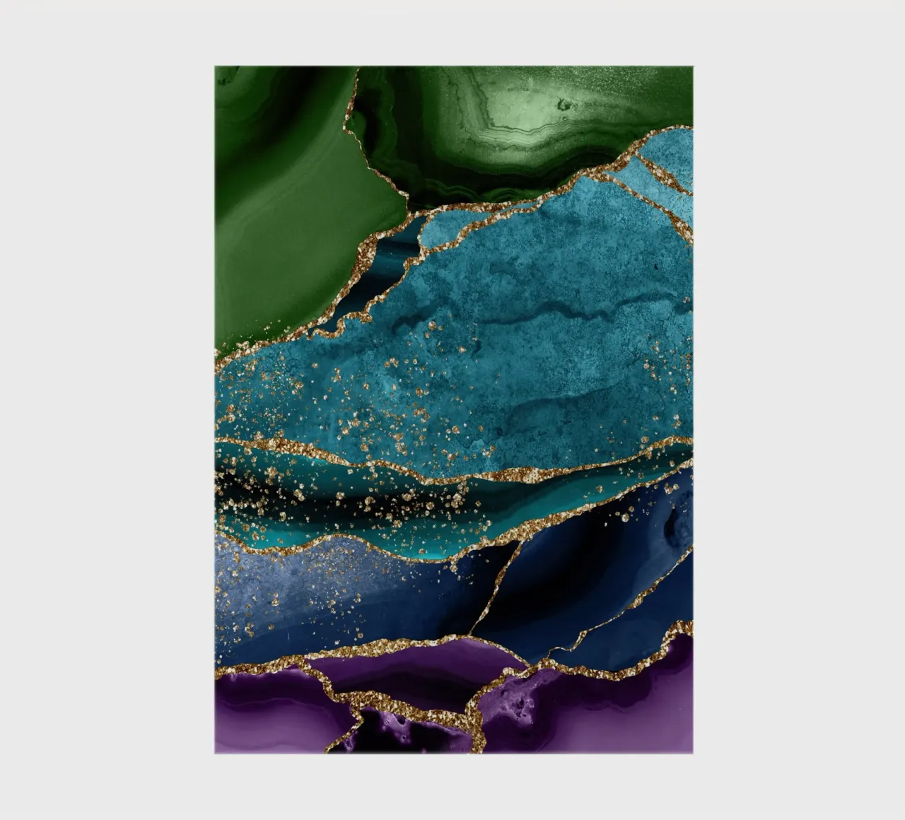 Peacock Agate Texture 01 notebook by Gemstone Textures