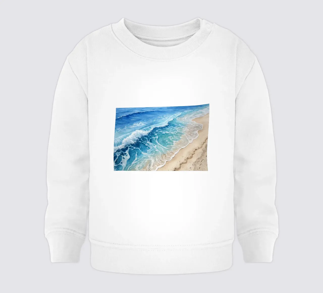 Il mare calmo felpa neonato da Point and Art