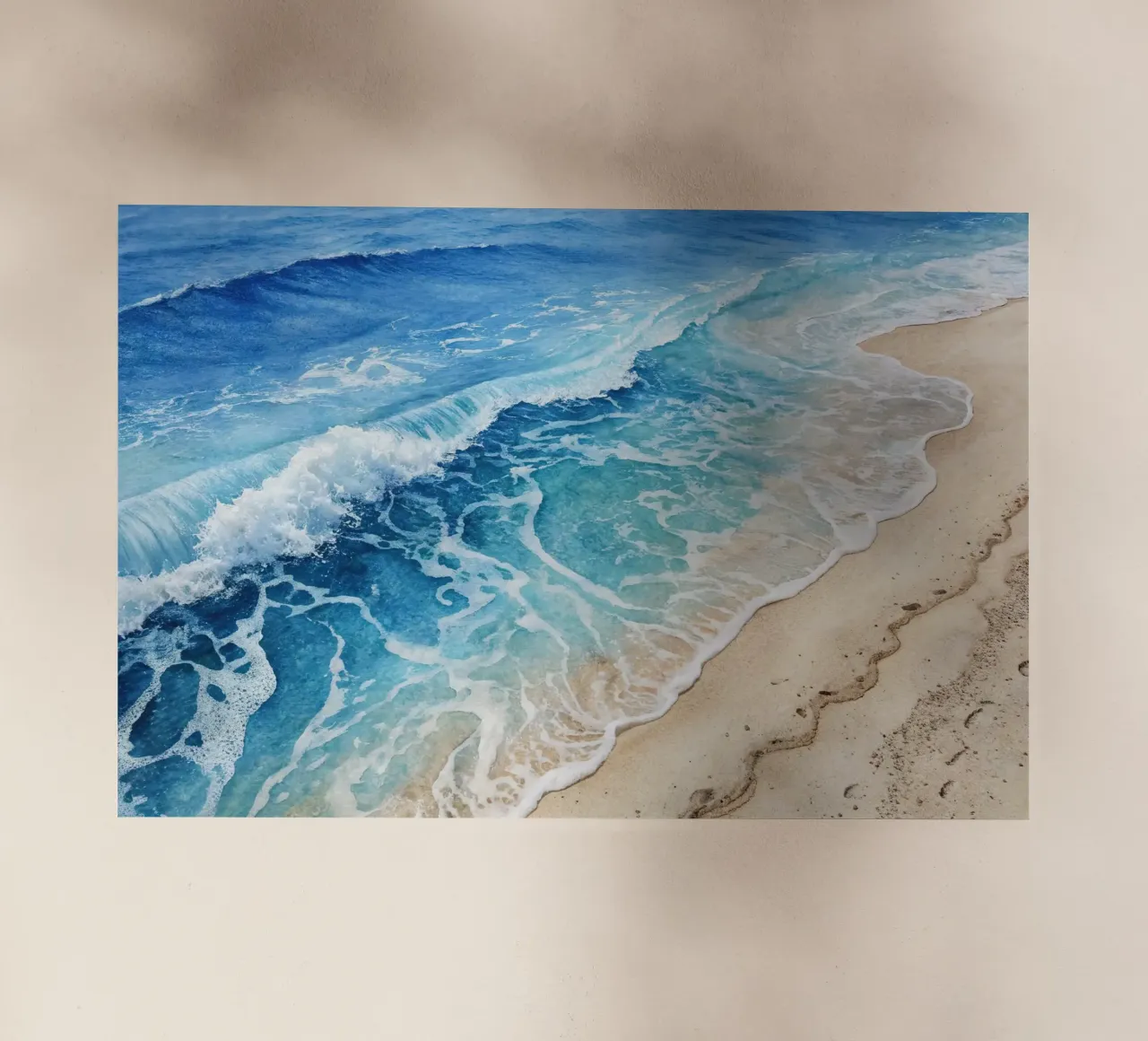 Il mare calmo pellicola backlit da Point and Art