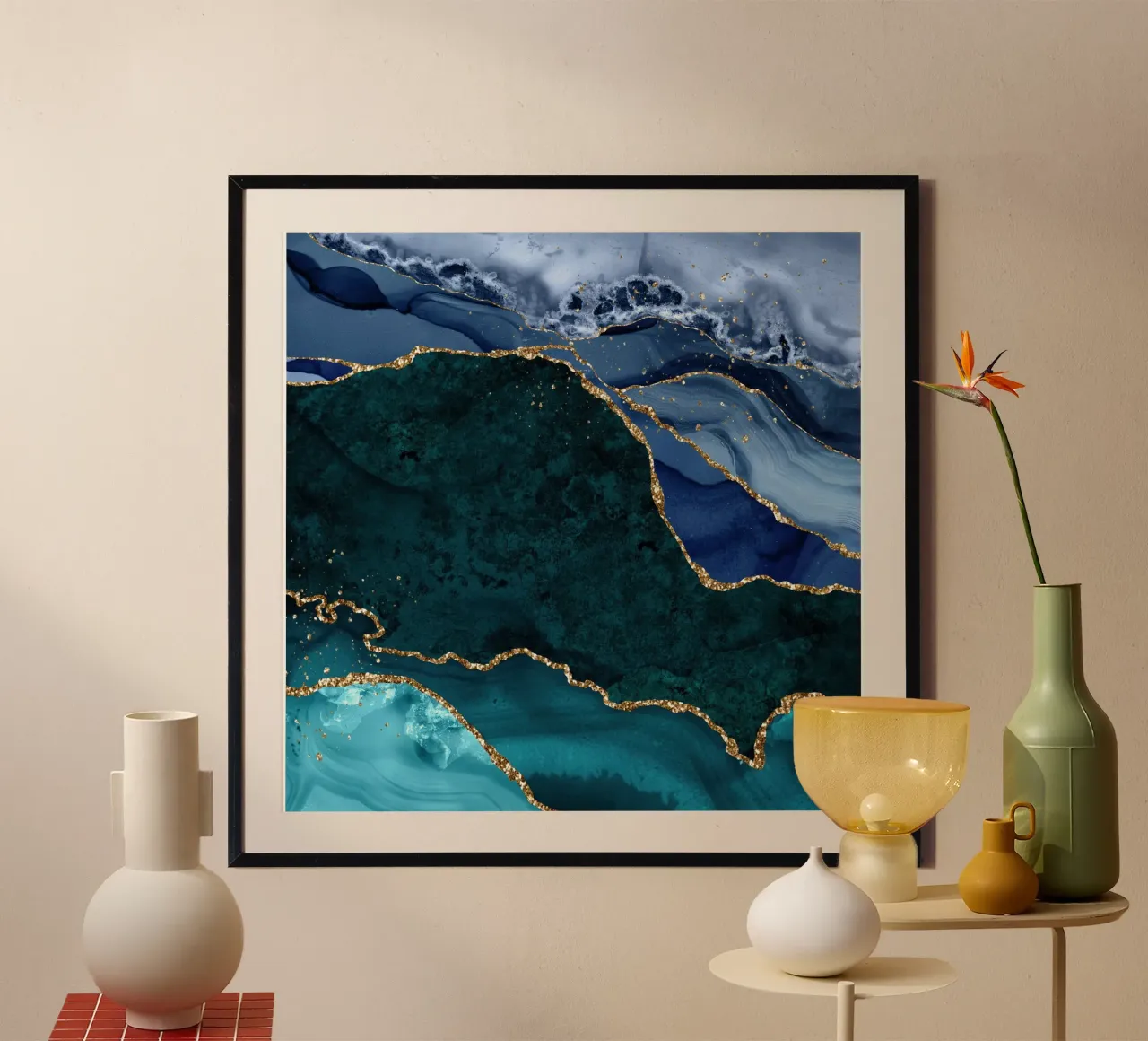 Agata pavone Texture 02 poster da Gemstone Textures