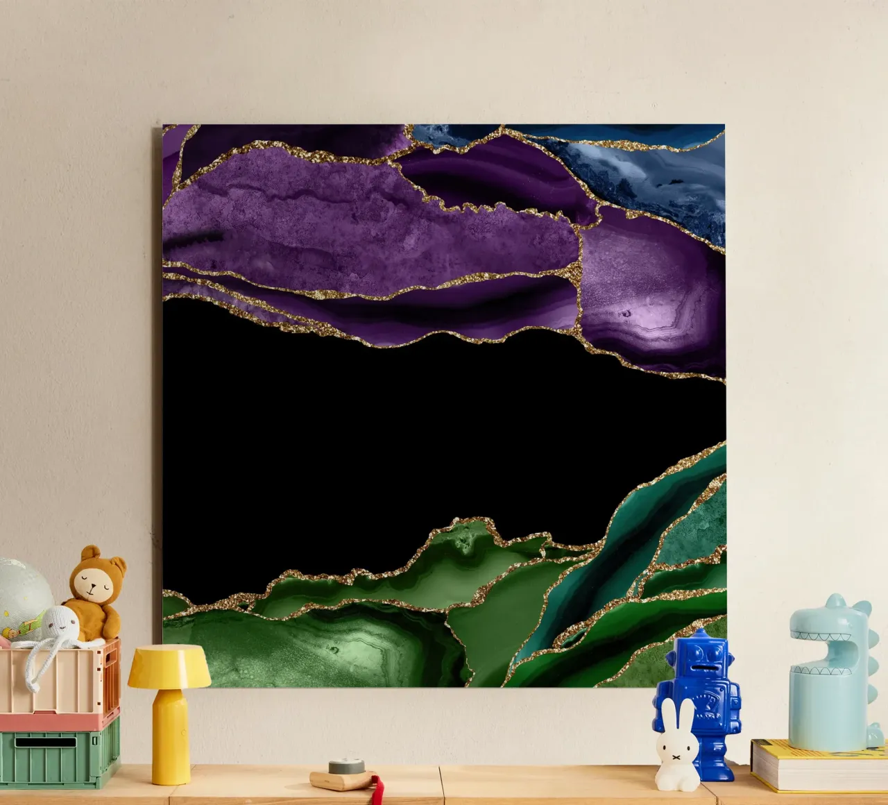 Agata pavone Texture 05 alluminio dibond da Gemstone Textures