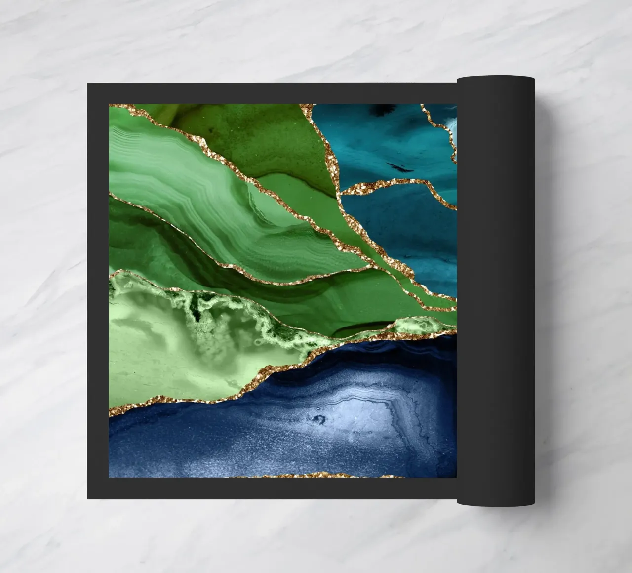 Pauw Agaat Textuur 09 deurmat van Gemstone Textures