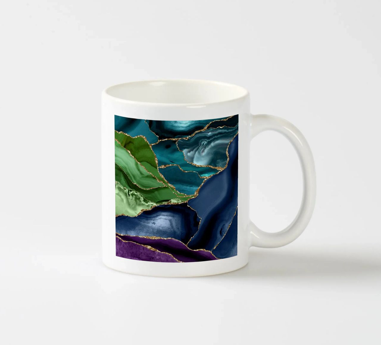 Agata pavone Texture 09 tazza in ceramica da Gemstone Textures