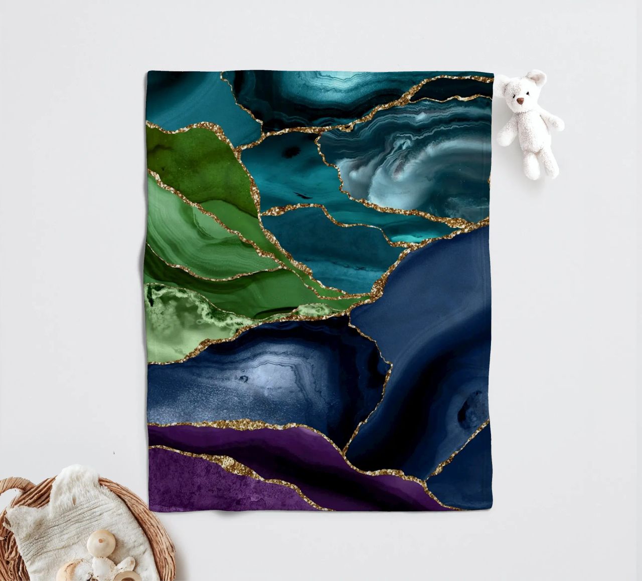 Agata pavone Texture 09 coperta in pile da Gemstone Textures