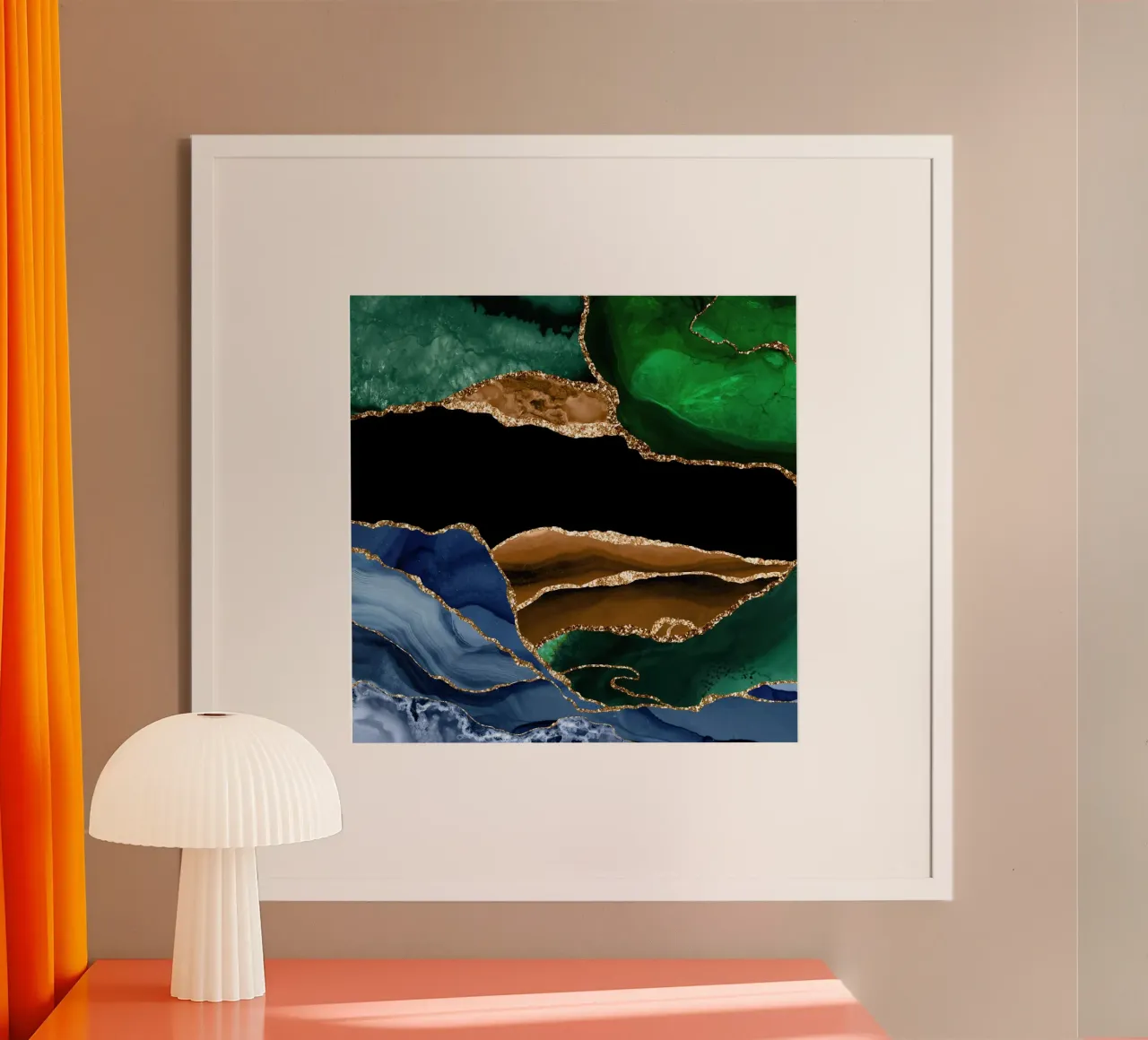 Agata pavone Texture 10 poster da Gemstone Textures