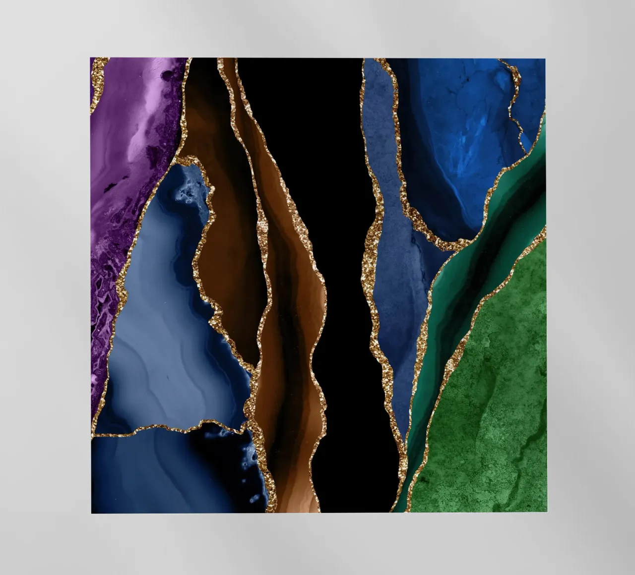 Agata pavone Texture 11 pellicola backlit da Gemstone Textures