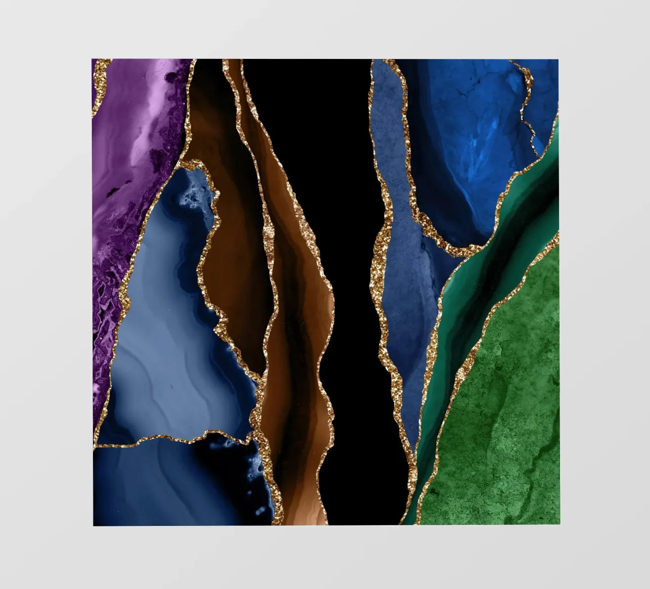 Agata pavone Texture 11 pellicola backlit da Gemstone Textures
