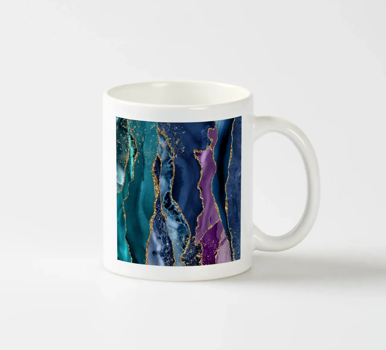 Agata pavone Texture 12 tazza in ceramica da Gemstone Textures