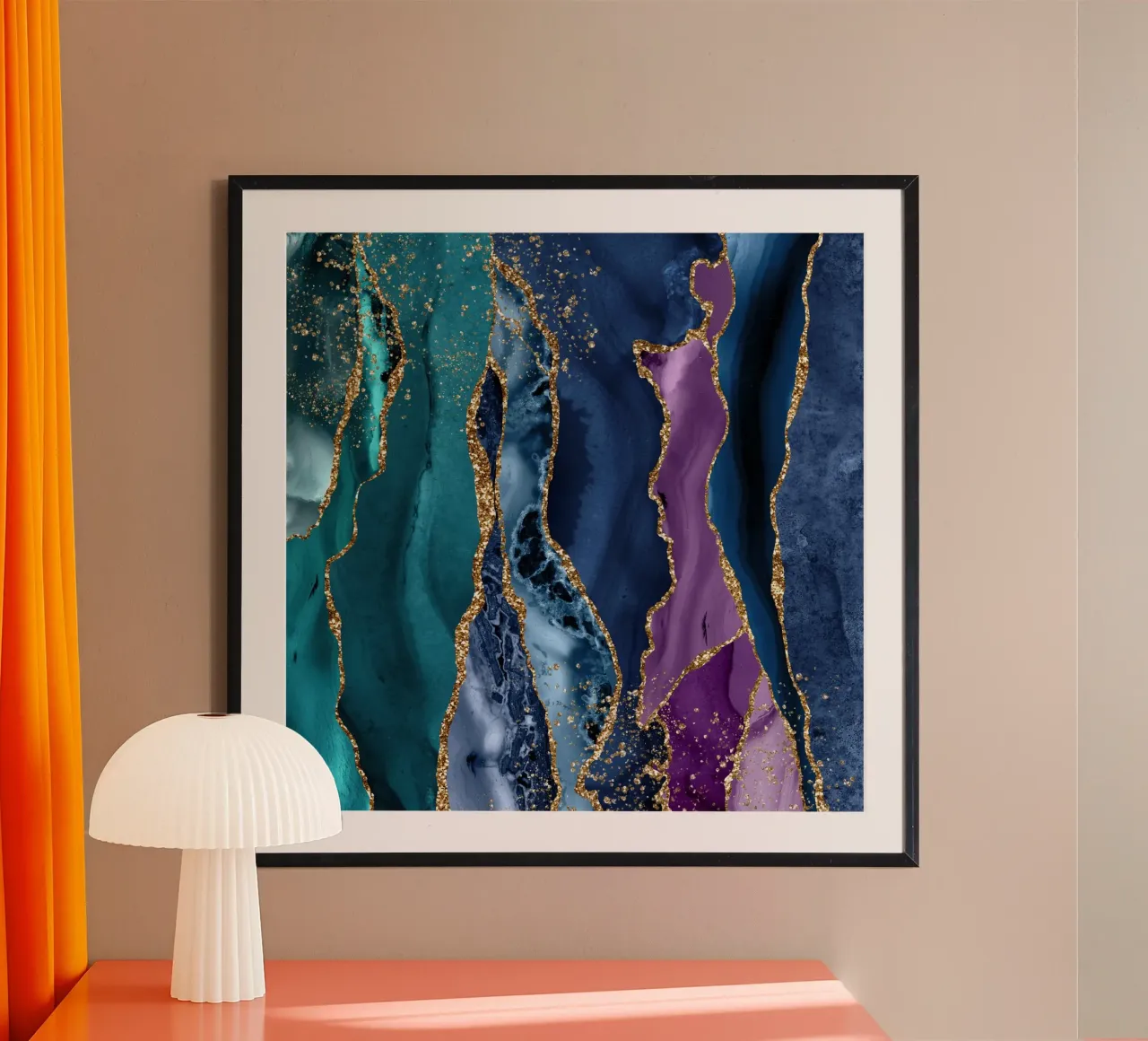 Agata pavone Texture 12 poster da Gemstone Textures