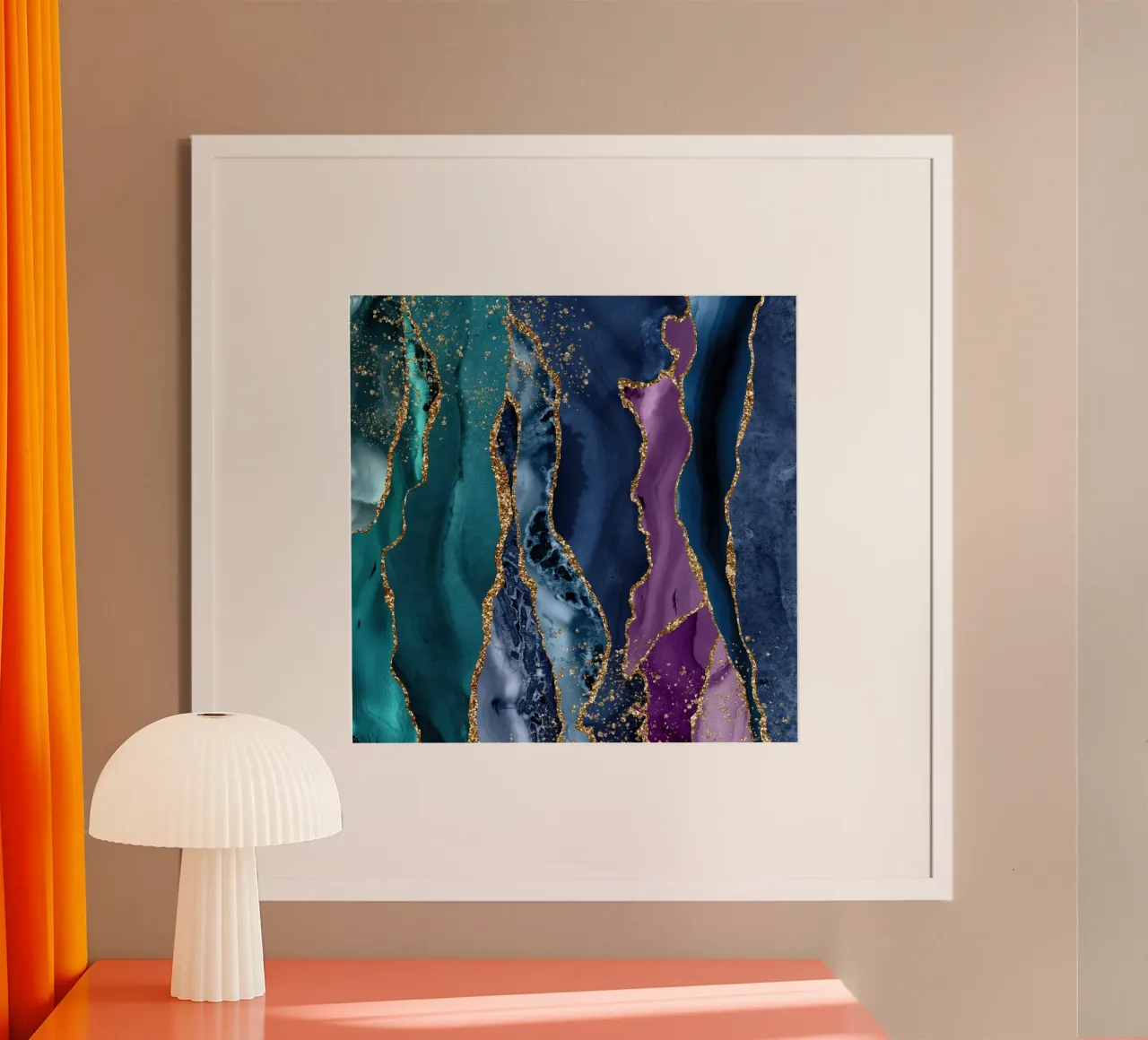 Agata pavone Texture 12 poster da Gemstone Textures