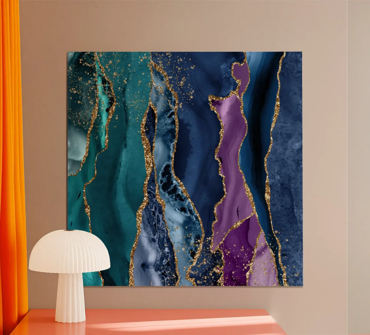 Agata pavone Texture 12 poster da Gemstone Textures