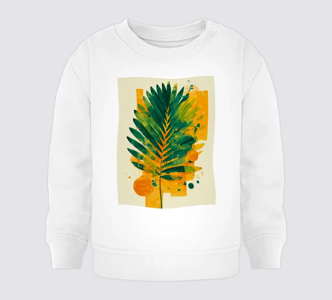 Palm Tropical A felpa neonato da Mateo