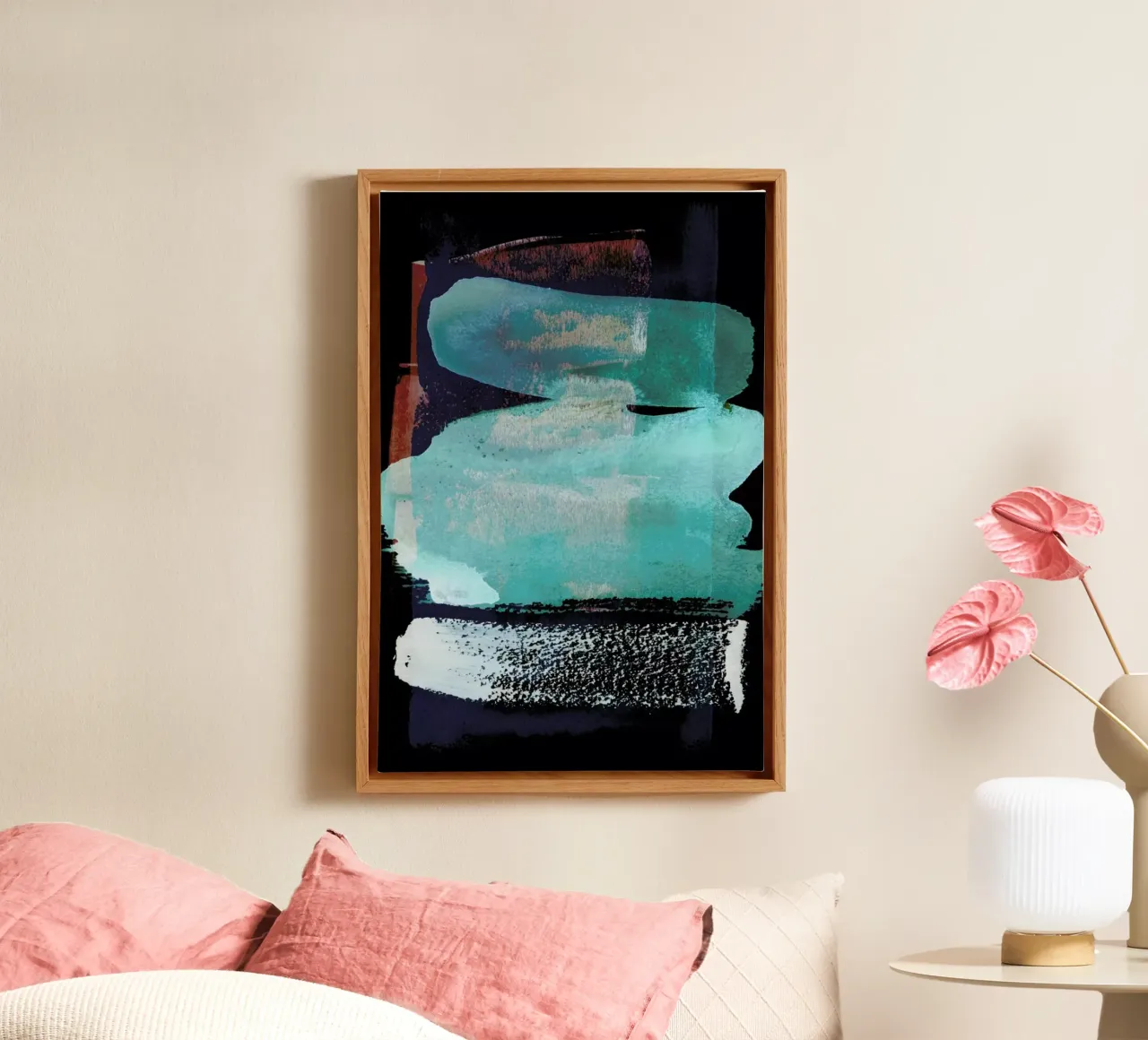 Eclectic 01 tela con Cornice a cassetta da IRIS LEHNHARDT FINE ART