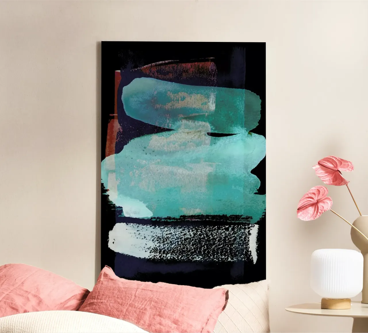 Eclectic 01 tela con Cornice a cassetta da IRIS LEHNHARDT FINE ART