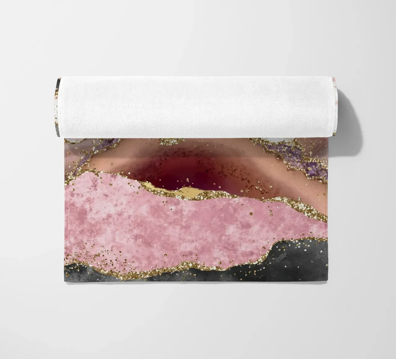 Texture Agata rosa glitterata 01 telo mare da Gemstone Textures