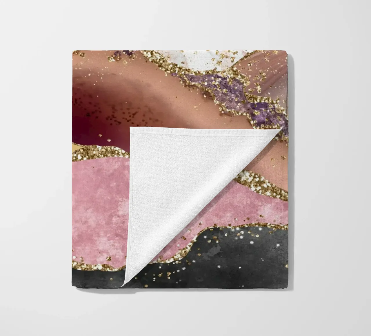 Texture Agata rosa glitterata 01 telo mare da Gemstone Textures