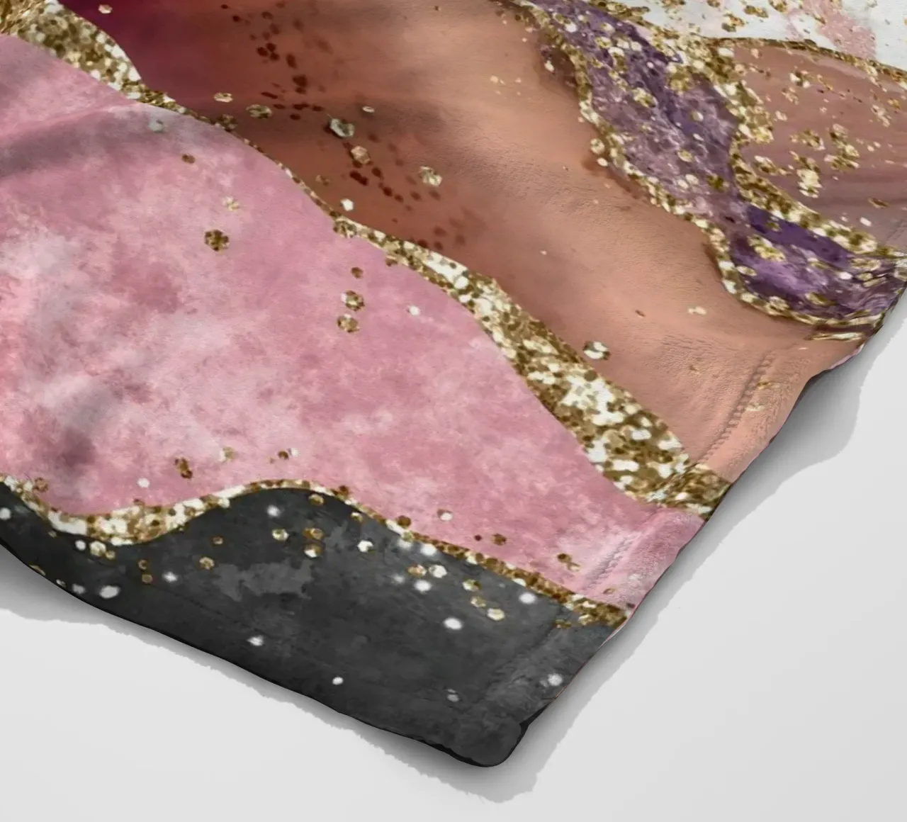 Texture Agata rosa glitterata 01 coperta in pile da Gemstone Textures