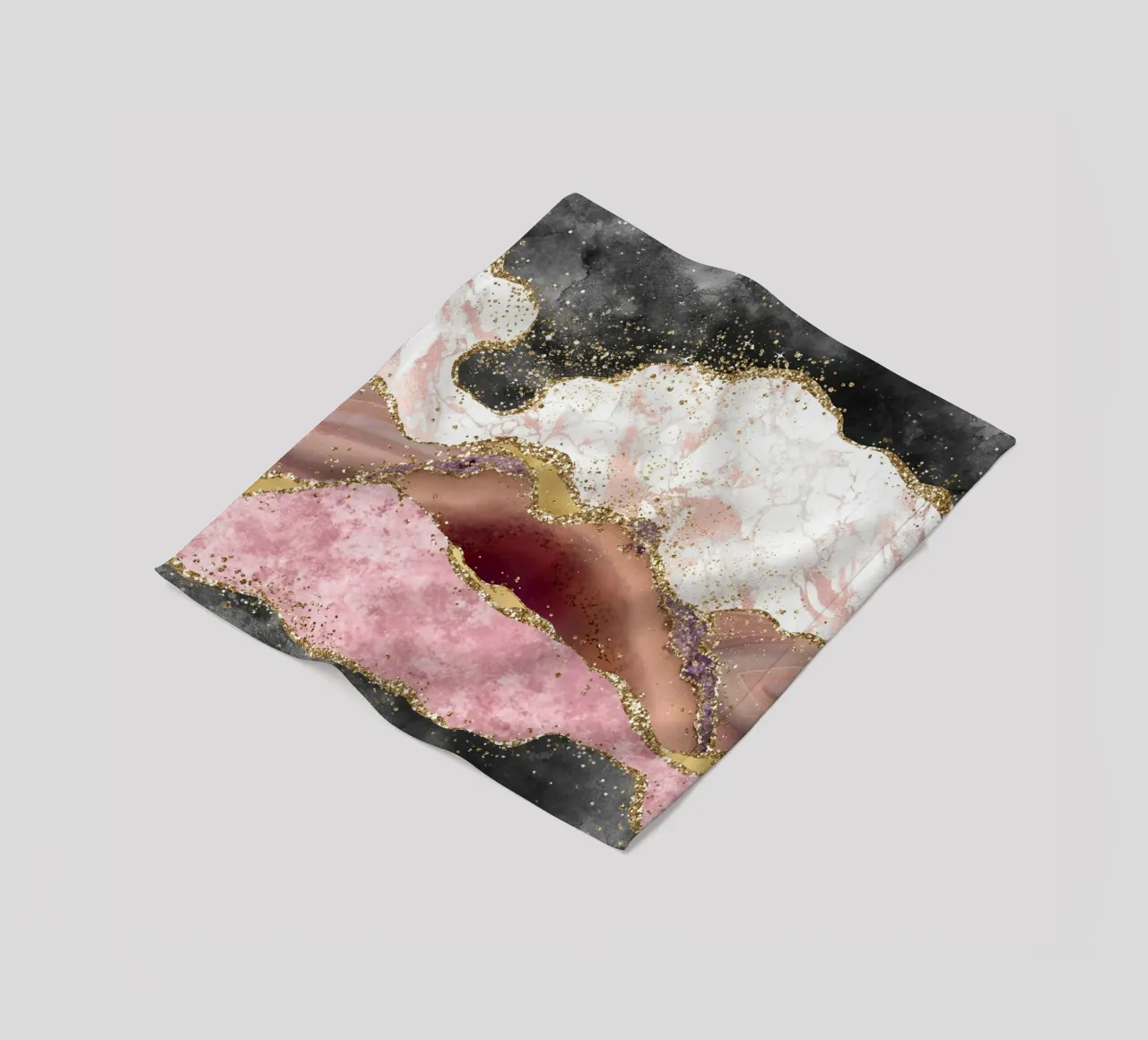 Texture Agata rosa glitterata 01 coperta in pile da Gemstone Textures