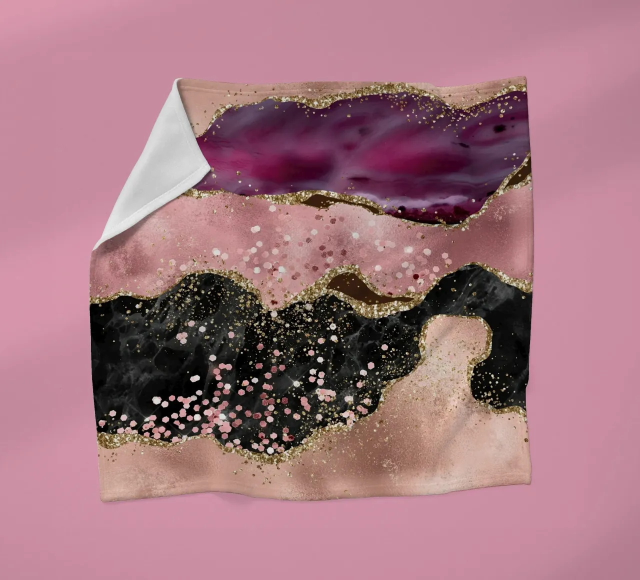 Agata rosa glitterata Texture 02 coperta in pile da Gemstone Textures