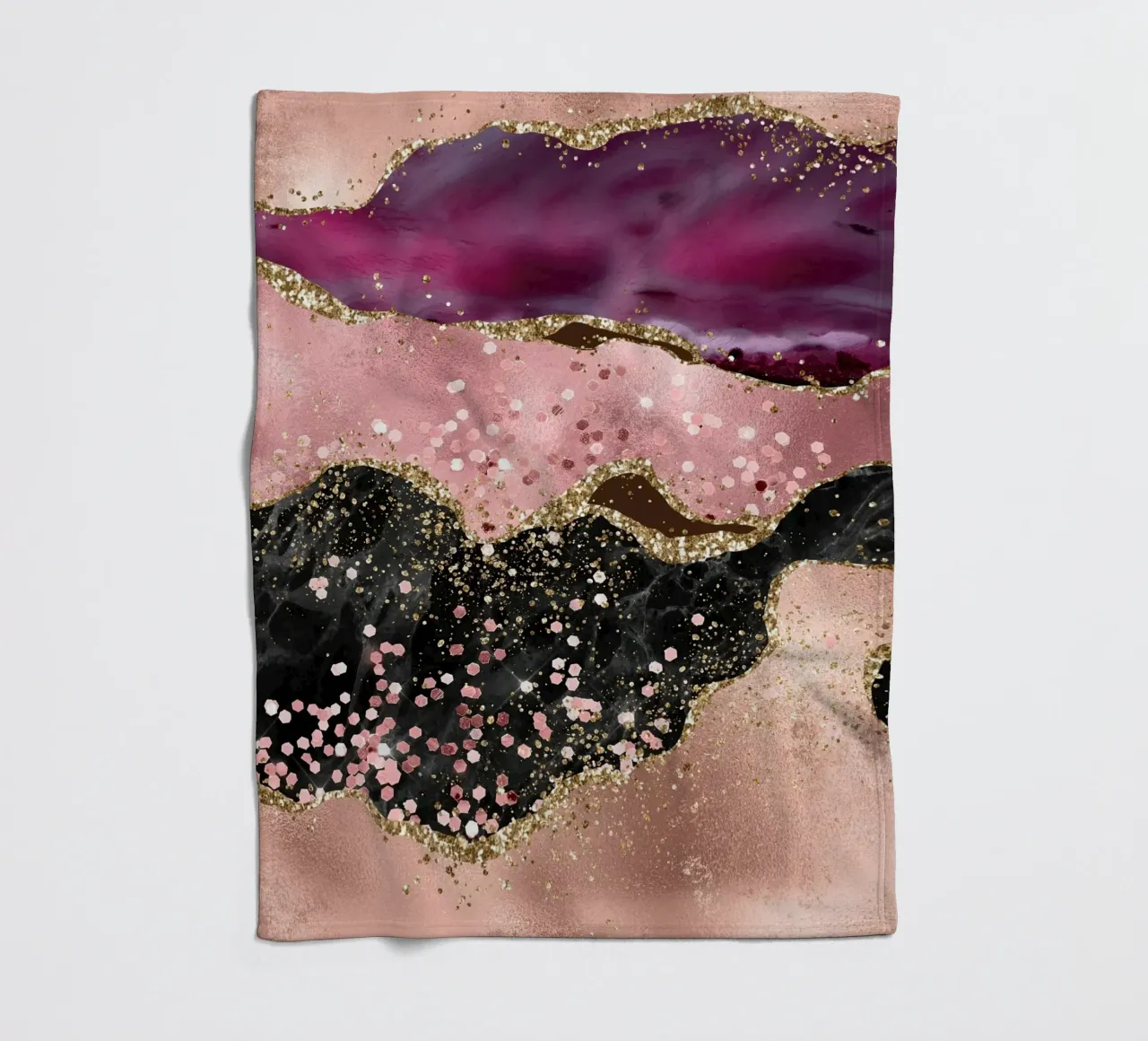 Agata rosa glitterata Texture 02 coperta in pile da Gemstone Textures