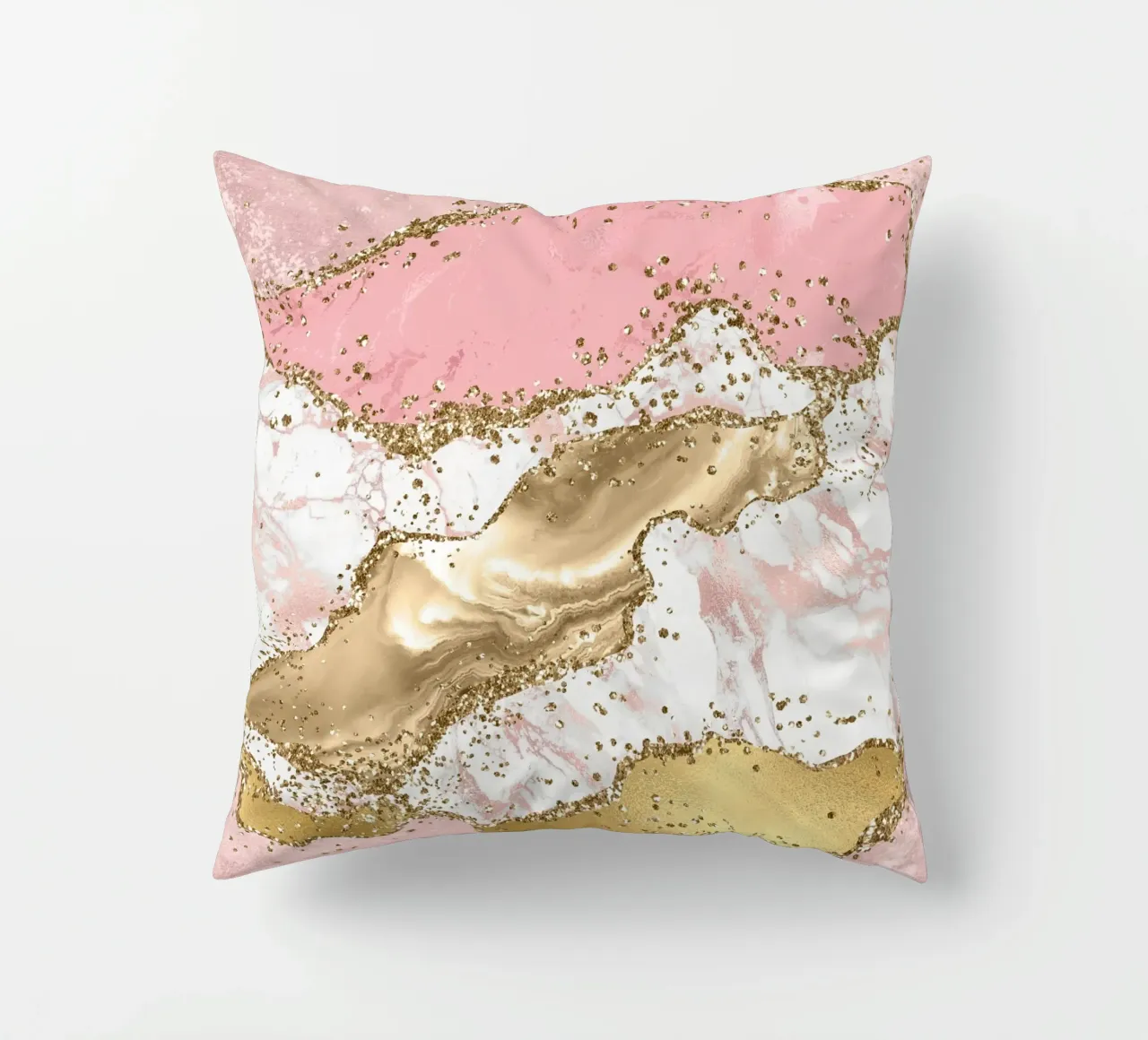 Texture Agata rosa glitterata 03 cuscino da Gemstone Textures